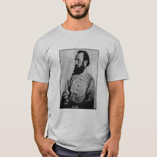 T-shirts Stonewall Jackson e citações - cinza