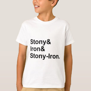 T-shirts Stony & Iron & Stony-Iron Tipos de meteoritos