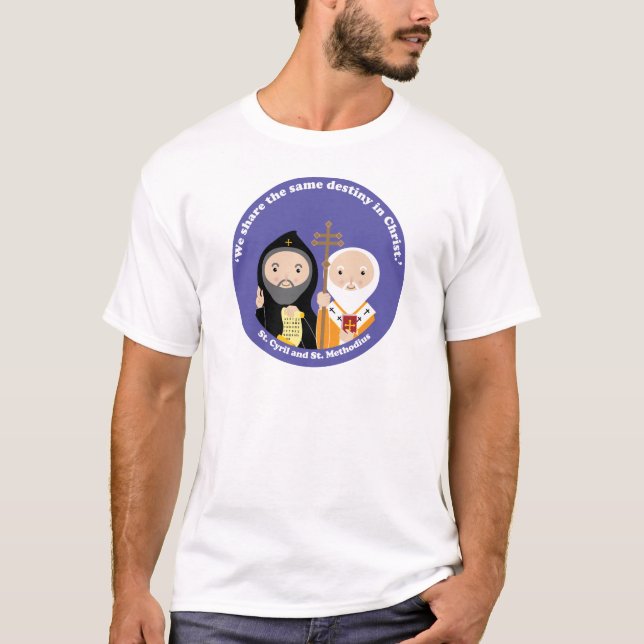 T-shirts Sts. Cirilo e metodo (Frente)