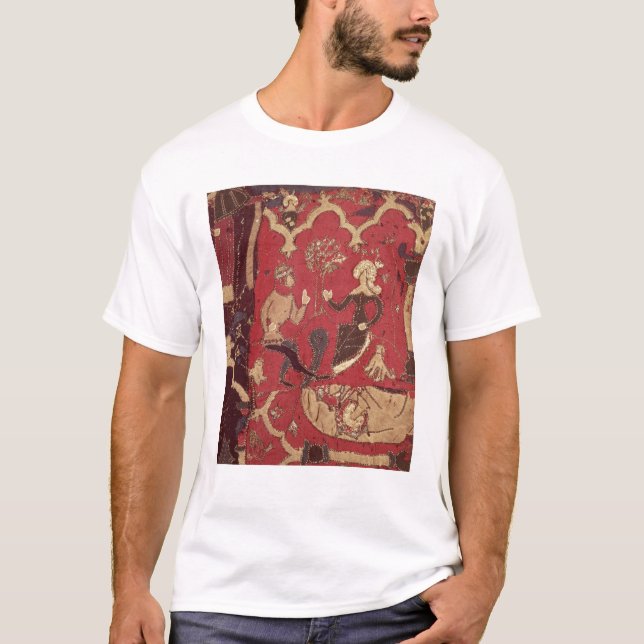 T-shirts Stumpwork que descreve Tristan e Isolde (Frente)