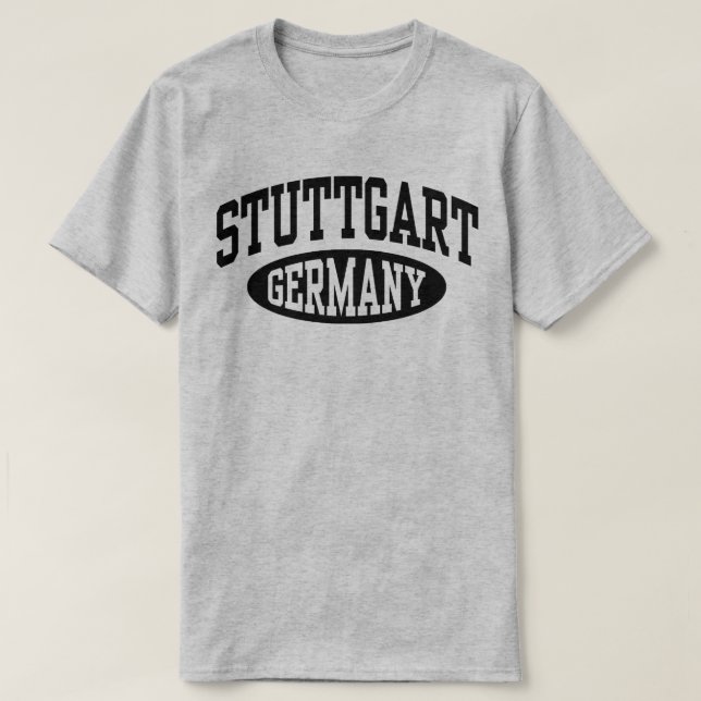 T-shirts Stuttgart Alemanha (Frente do Design)