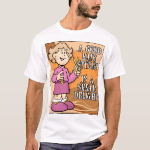 T-shirts Stylist para o cabelo