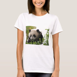 T-shirts SU Lin, filhote de urso da panda gigante no jardim