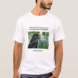 T-shirts Sua foto aqui! Minha mistura do Schipperke do