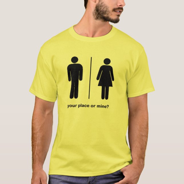 T-shirts sua lugar ou mina? (Frente)
