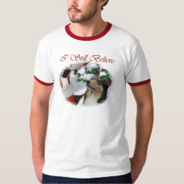 T-shirts Suave presentes de Natal Collie