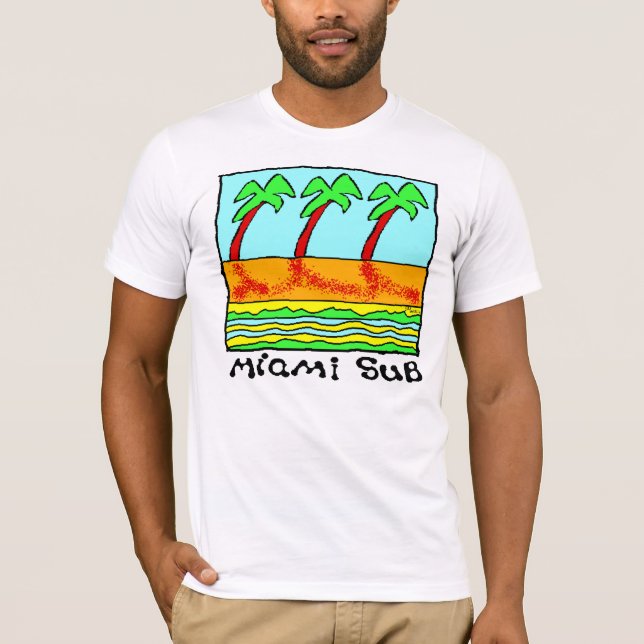 T-shirts Sub de Miami (Frente)