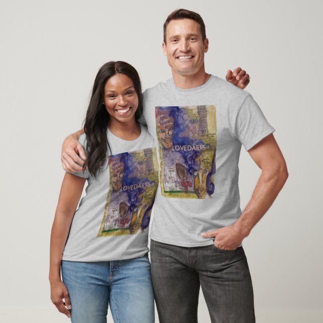 T-shirts Subir LOVEDARTS manga longa bronzeada/ruivo marrom (Unissex)