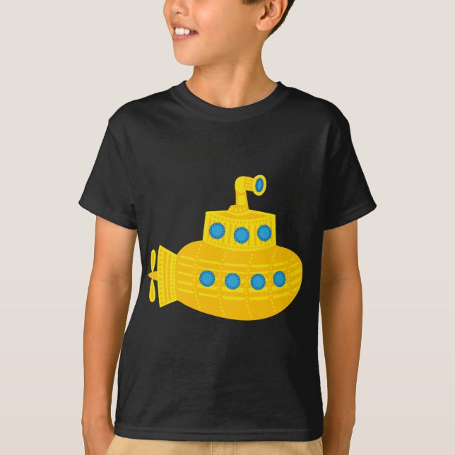T-shirts Submarino Amarelo (Frente)