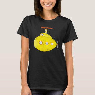 T-shirts Submarino Amarelo de Águas Profundas