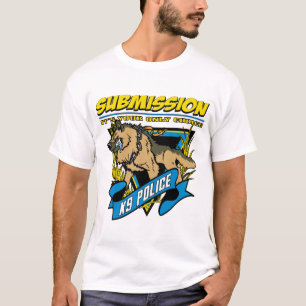 T-shirts Submissão da polícia K9