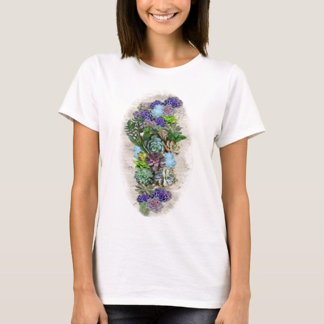 T-shirts Suculentos da África do Sul (Frente)