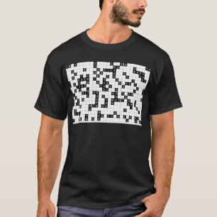 T-shirts sudoku branco preto