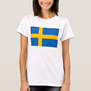 T-shirts Suecia - Bandeira Nacional Sueca
