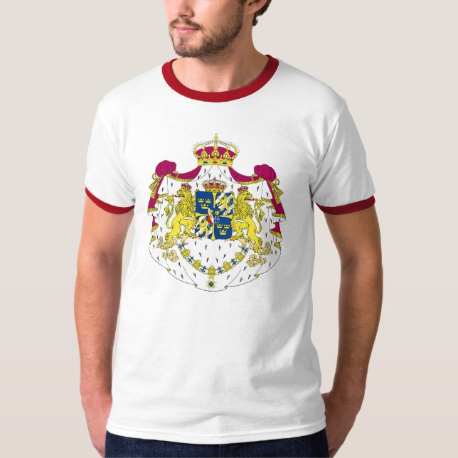 T-shirts Suecia - brasão (Frente)