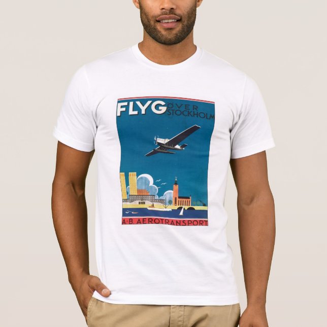 T-shirts Suecia de FLYG Éstocolmo (Frente)