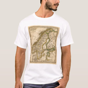 T-shirts Suecia, Noruega, e Finlandia