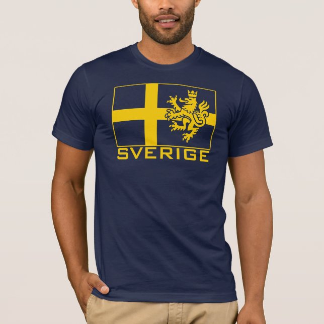 T-shirts Suecia Sverige (Frente)