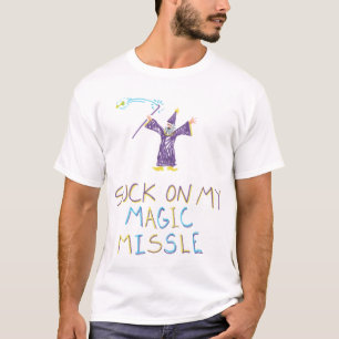 T-shirts Sugue em meu míssil mágico