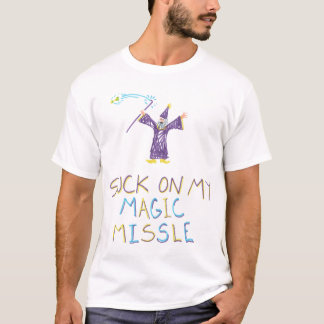 T-shirts Sugue em meu míssil mágico