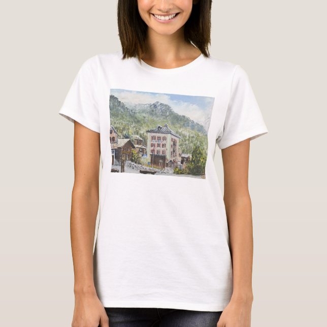 T-shirts Suiça de Zinal. 2007 (Frente)