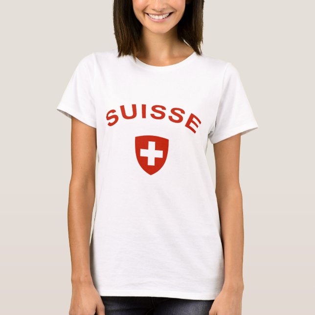 T-shirts Suiça Suisse (Frente)