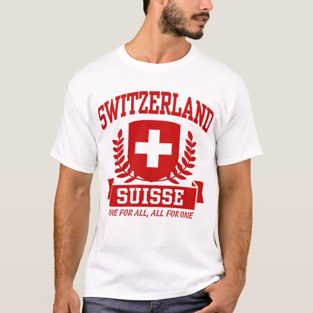 T-shirts Suiça Suisse (Frente)