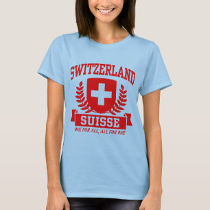 T-shirts Suiça Suisse