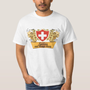 T-shirts Suíço elegante