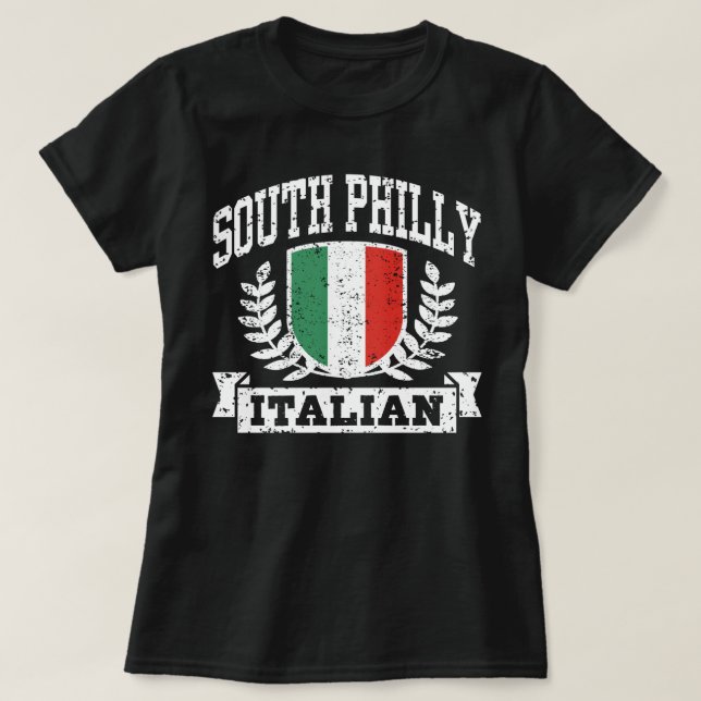 T-shirts Sul de Philly Italiano (Frente do Design)