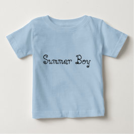 T-shirts Summer Boy Typografia Baby Romper