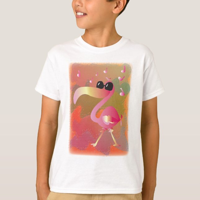 T-shirts summerwaves-flamingo (Frente)