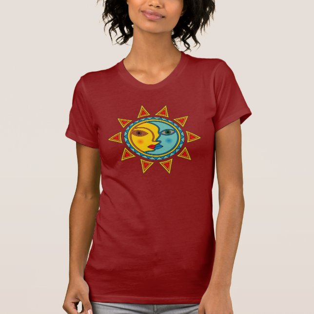T-shirts Sun/lua (Frente)