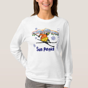 T-shirts Sun Peaks British Columbia, senhoras hoodie