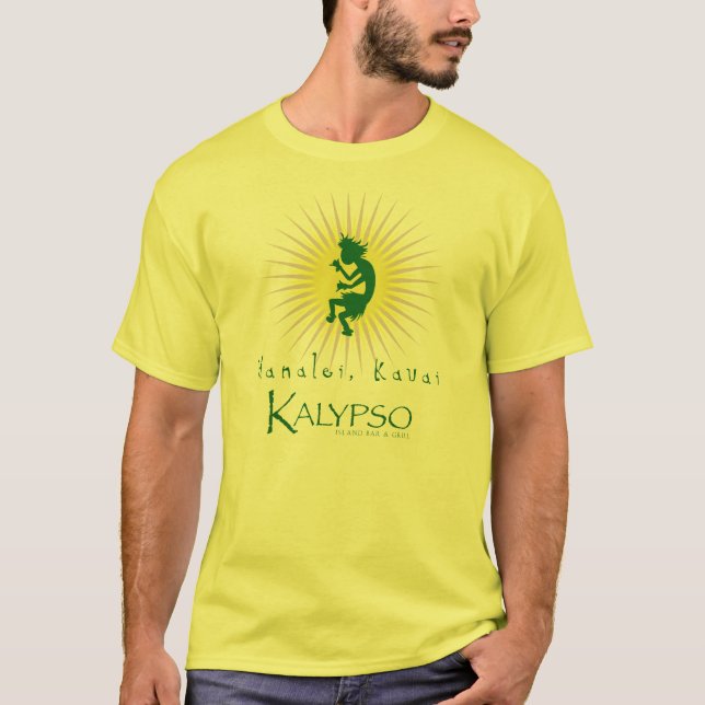 T-shirts Sunburst amarelo de Kalypso Kane (Frente)