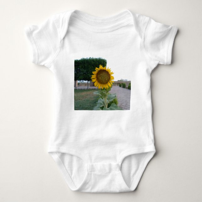 T-shirts Sunflower Art Impressão (Frente)