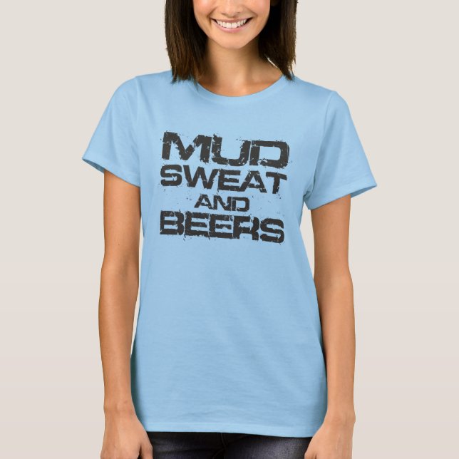 T-shirts Suor e cervejas da lama (Frente)