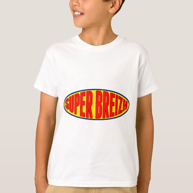 T-shirts Super Breizh Bretanha (Frente)
