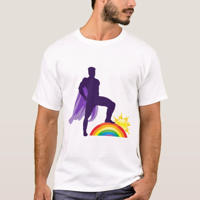 T-shirts Super Gay (Frente)