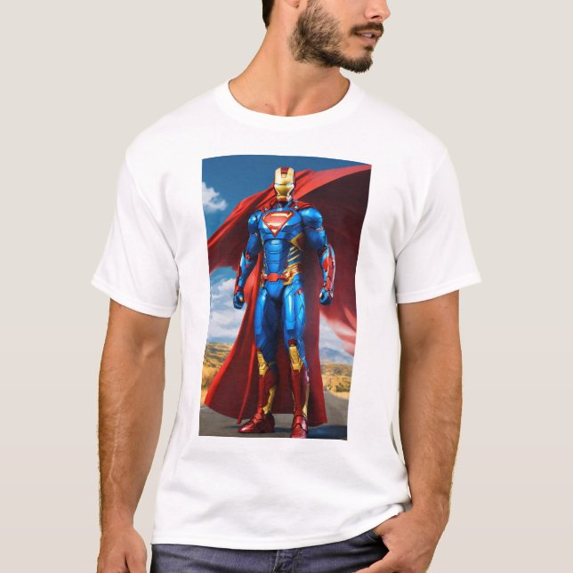 T-Shirts Super Hero Iluminadas (Frente)
