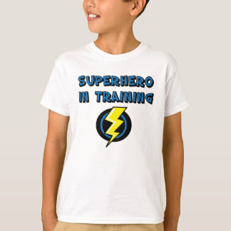 T-shirts Super-herói no treinamento