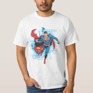 T-shirts Super-homem com logotipo