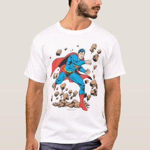T-shirts Super-homem corre em rublo