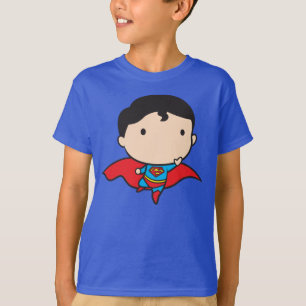 T-shirts Super-Homem de Chibi de Dois Lados