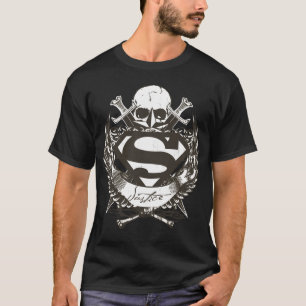 T-shirts Super-Homem Estilizado Logotipo da Justiça