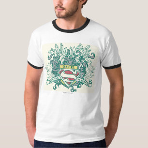 T-shirts Super-Homem Estilizado  Logotipo Kal-El
