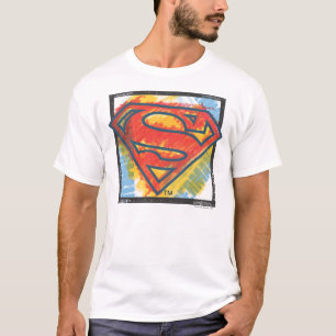 T-shirts Super-Homem Logotipo colorido