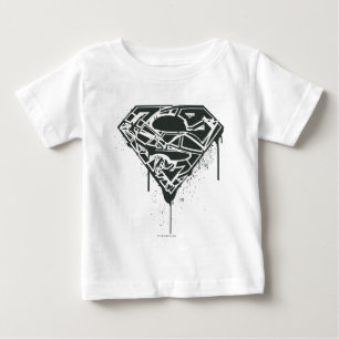 T-shirts Super-Homem Logotipo fragmentado de plataforma