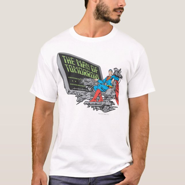 T-shirts Super-Homem - O Homem Do Amanhã (Frente)