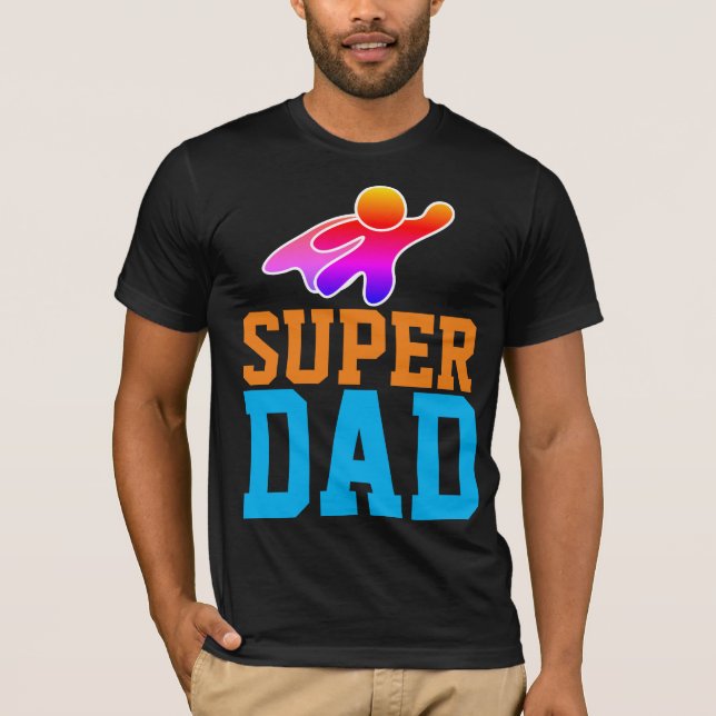 T-Shirts SUPER PAI SUPERHERO (Frente)